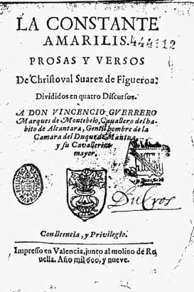 La Constante Amarilis de Cristóbal Suárez de Figueroa